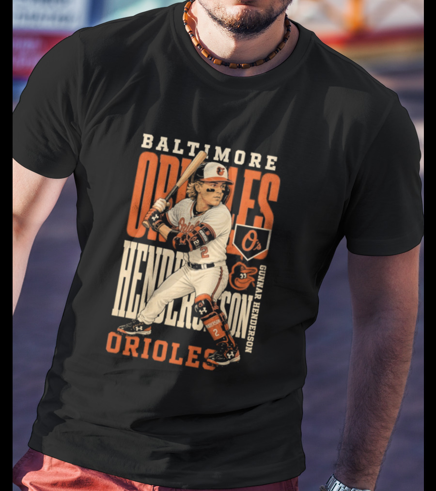 Baltimore Orioles Gunnar Henderson 2026 MLB Season T-Shirt