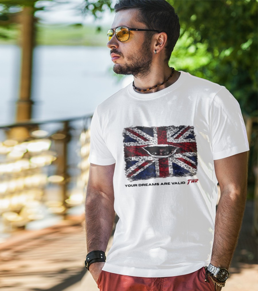 Your Dreams Are Valid TWR Union Jack Eyes T-Shirt