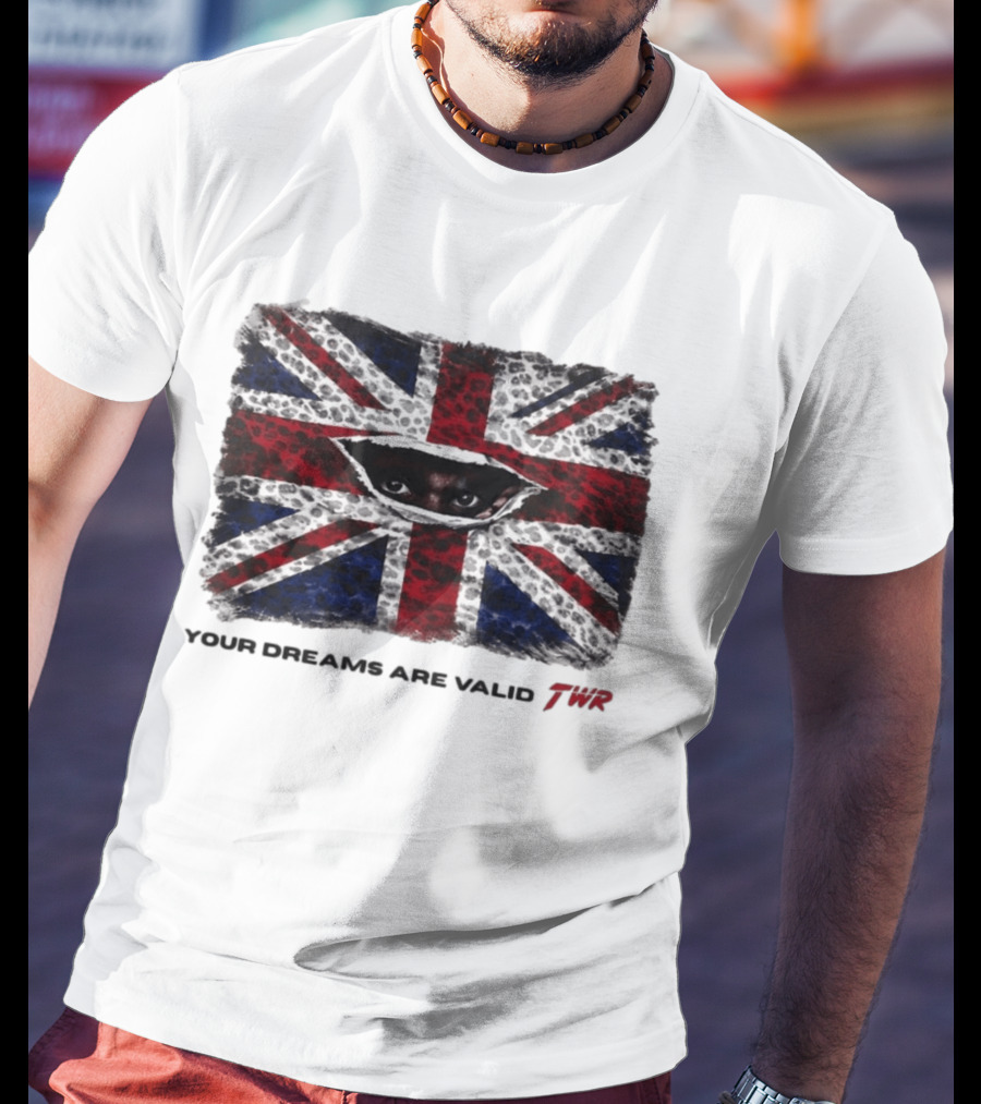 Your Dreams Are Valid TWR Union Jack Eyes T-Shirt