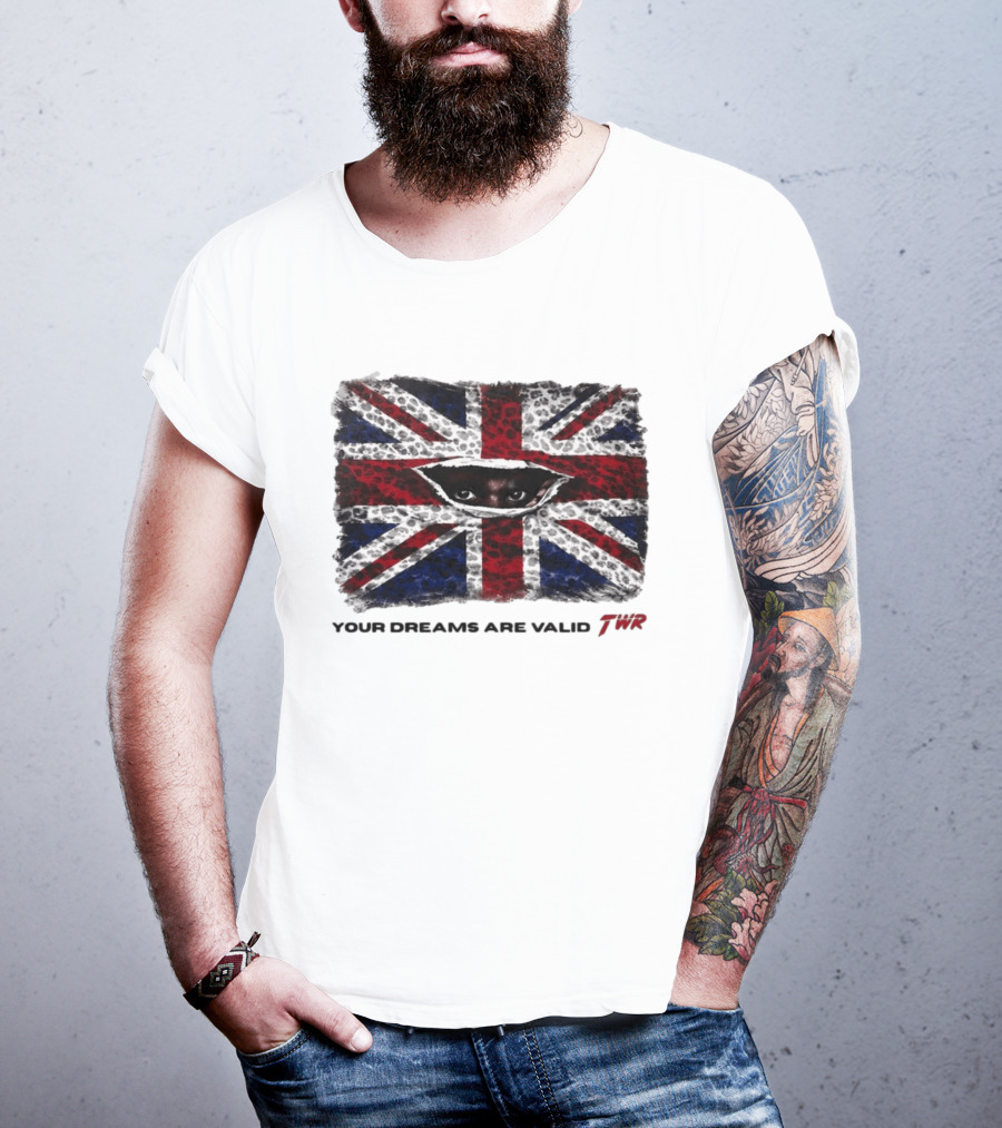 Your Dreams Are Valid TWR Union Jack Eyes T-Shirt