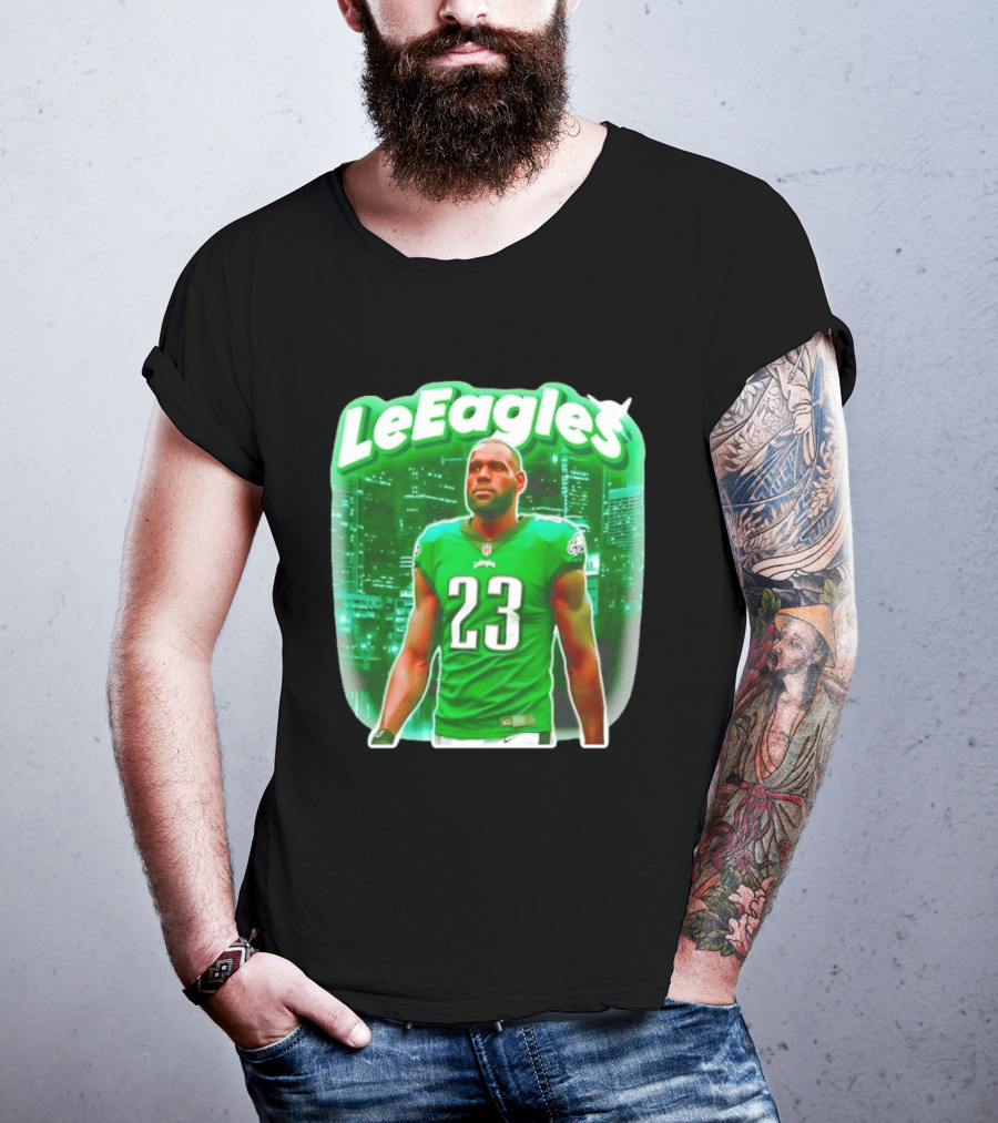 LeBron James LeEagles Philadelphia Eagles 23 Jersey T-Shirt