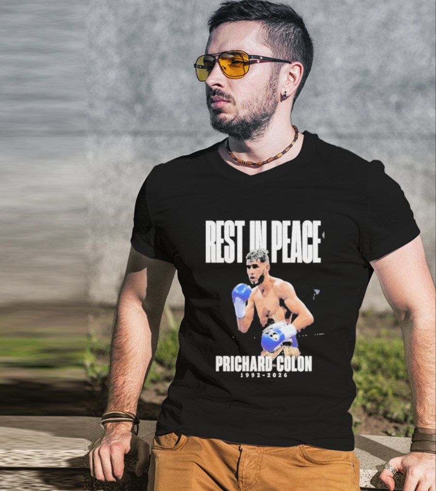 Rest In Peace Prichard Colon 1992 2026 Boxing Gloves T-Shirt