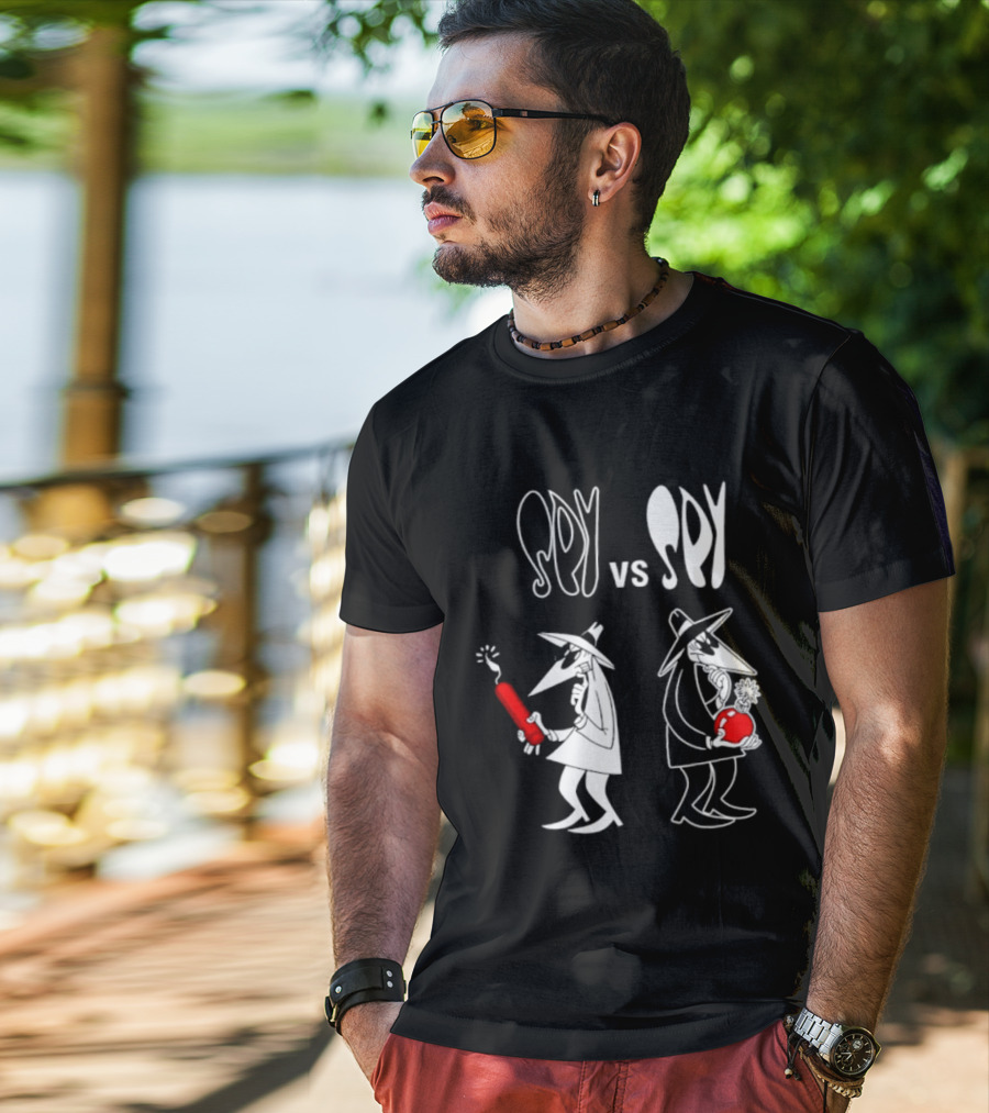 Spy Vs Spy Mad Magazine Classic Comic Characters Showdown Bomb And TNT T-Shirt
