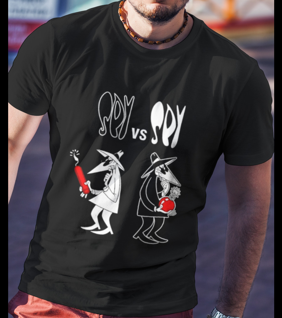Spy Vs Spy Mad Magazine Classic Comic Characters Showdown Bomb And TNT T-Shirt
