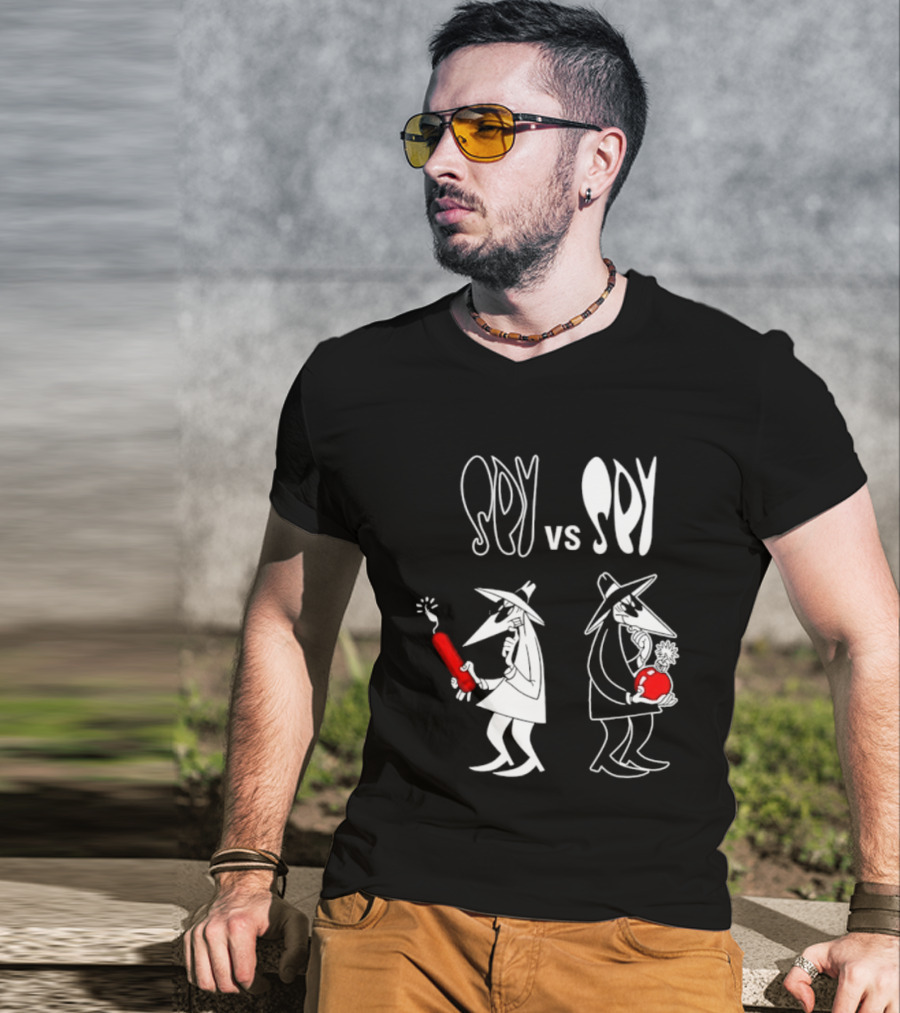 Spy Vs Spy Mad Magazine Classic Comic Characters Showdown Bomb And TNT T-Shirt