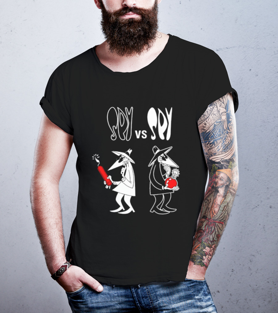 Spy Vs Spy Mad Magazine Classic Comic Characters Showdown Bomb And TNT T-Shirt