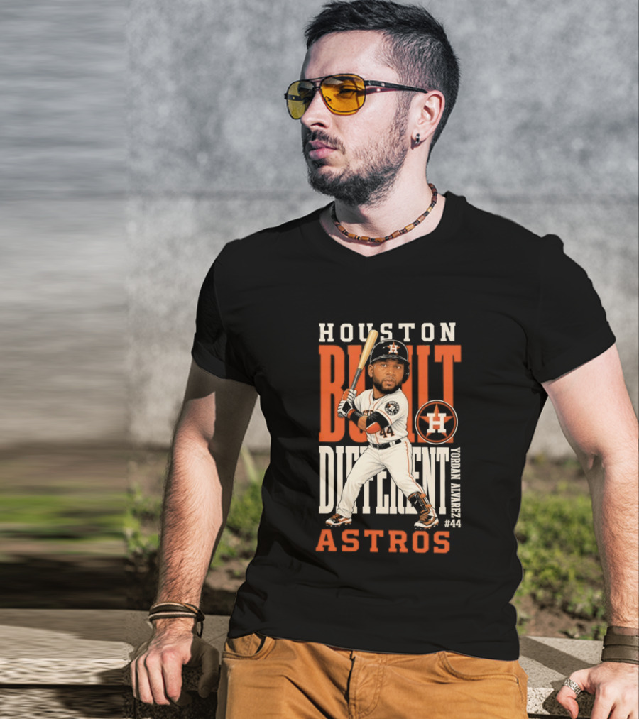 Houston Built Different Astros Yordan Alvarez #44 T-Shirt