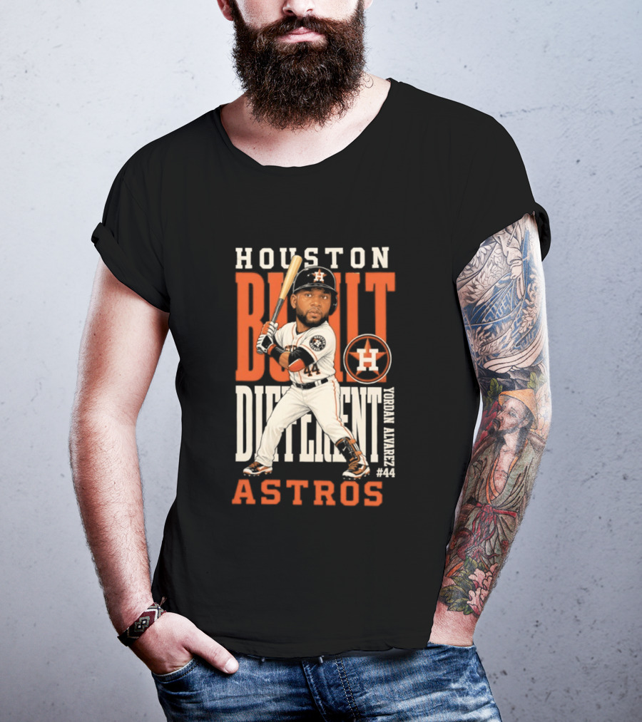 Houston Built Different Astros Yordan Alvarez #44 T-Shirt
