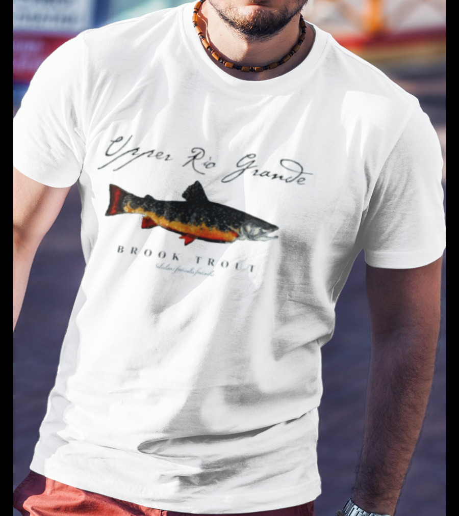 Upper Rio Grande Brook Trout Salvelinus Fontinalis Vintage Fish T-Shirt