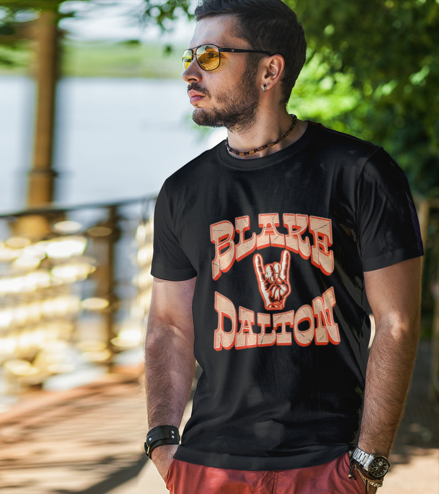 Blake Dalton Hook Em Hand Gesture T-Shirt