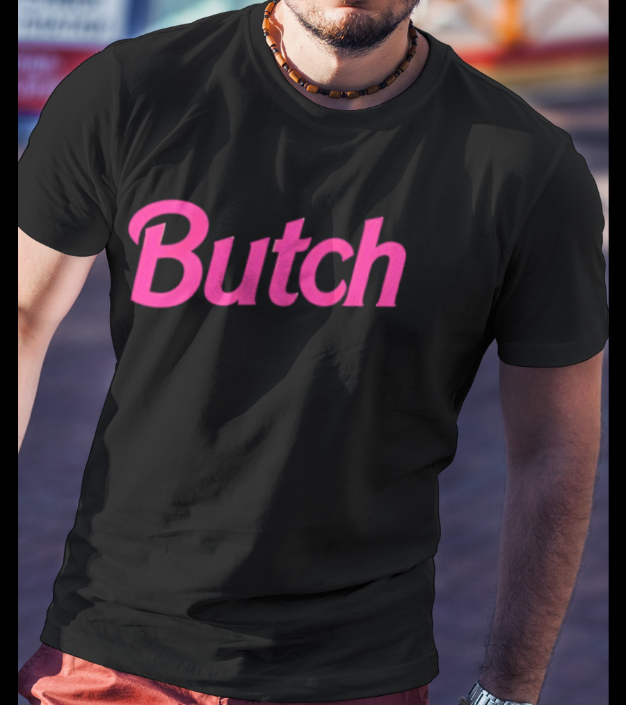 Butch Lesbian LGBTQ Pride Bold Pink T-Shirt