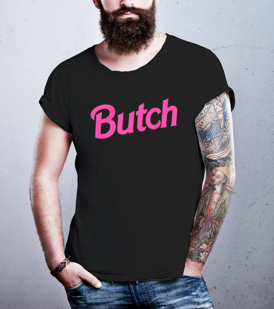 Butch Lesbian LGBTQ Pride Bold Pink T-Shirt