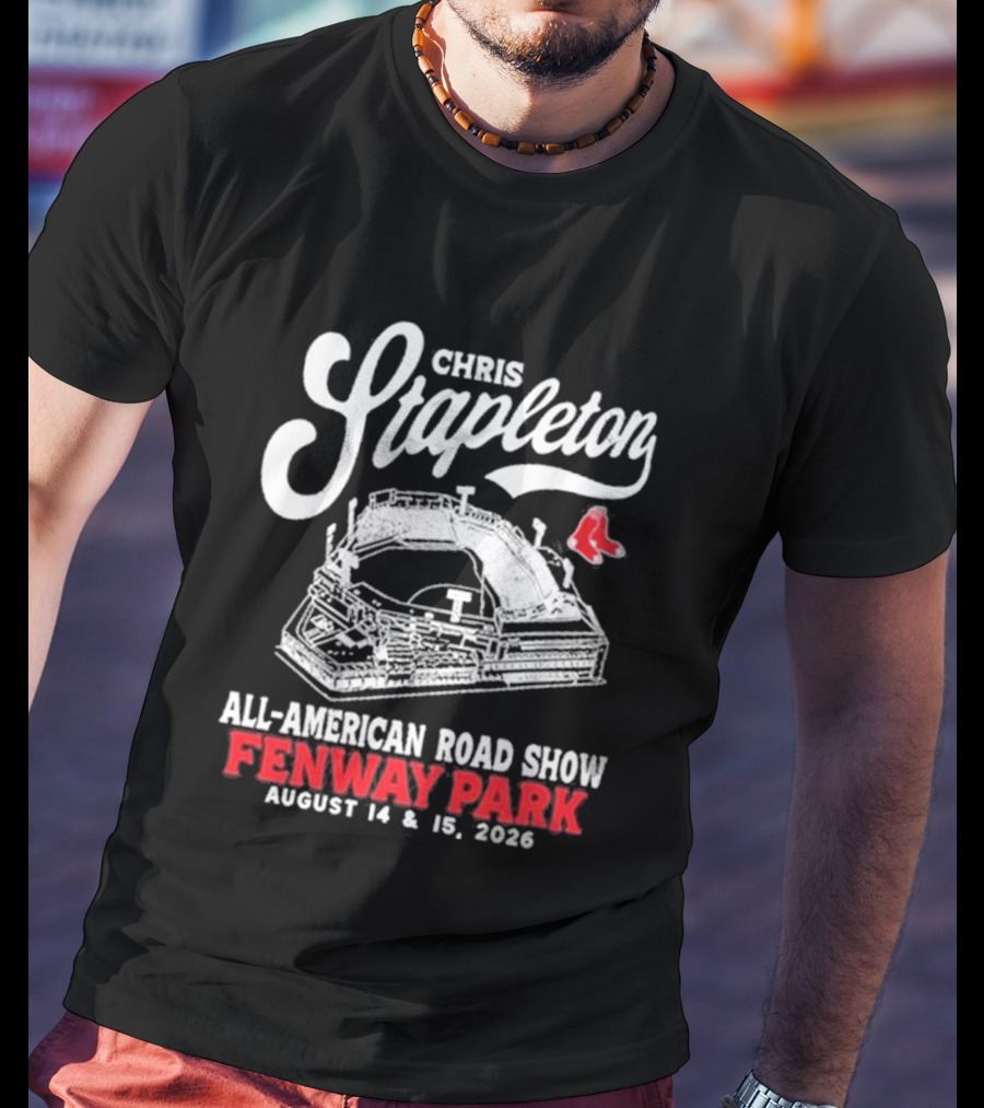 Chris Stapleton All American Road Show Fenway Park August 14 15 2026 T-Shirt