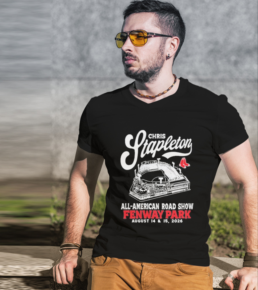 Chris Stapleton All American Road Show Fenway Park August 14 15 2026 T-Shirt