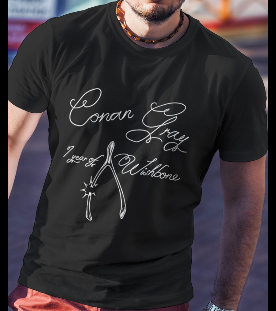 Conan Gray 1 Year Of Wishbone Celebration T-Shirt