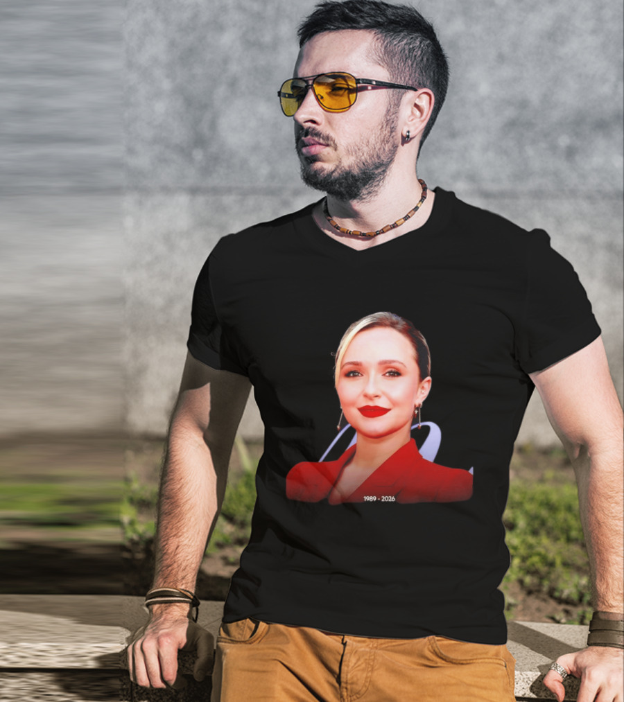 In Memory Of Hayden Panettiere 1989 2026 T-Shirt