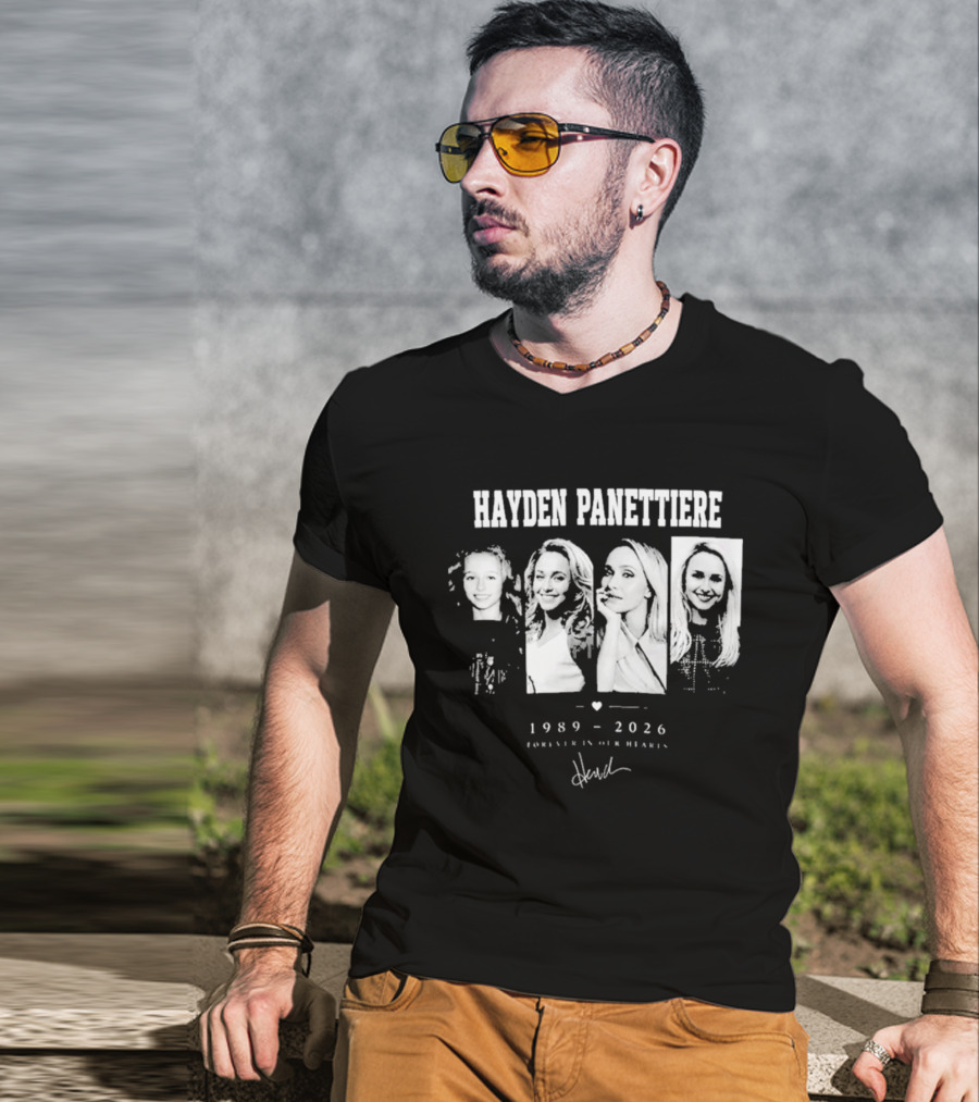Hayden Panettiere 1989 2026 Forever In Our Hearts T-Shirt