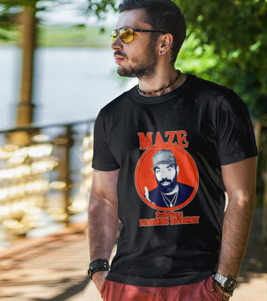 Maze Featuring Frankie Beverly Iconic Soul R&B T-Shirt