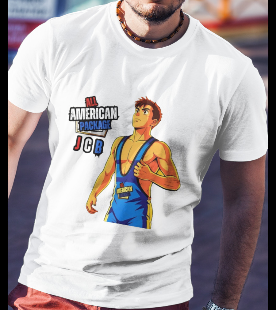 All American Package JCB Anime Wrestler T-Shirt