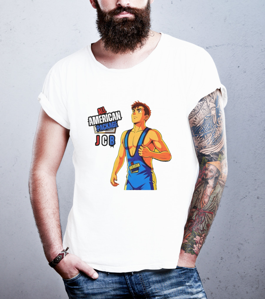 All American Package JCB Anime Wrestler T-Shirt