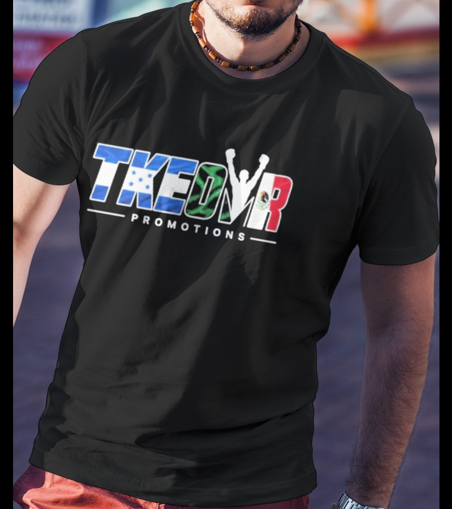 TKEOVR Promotions Honduras And Mexico Flags Celebratory T-Shirt
