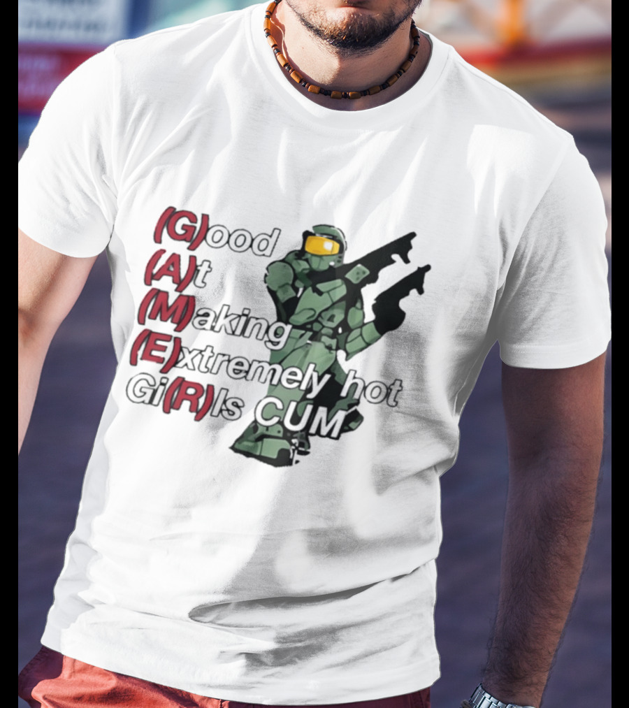Good At Making Extremely Hot Girls Come Halo Gaming T-Shirt