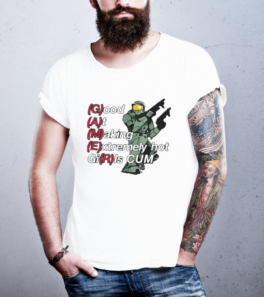 Good At Making Extremely Hot Girls Come Halo Gaming T-Shirt