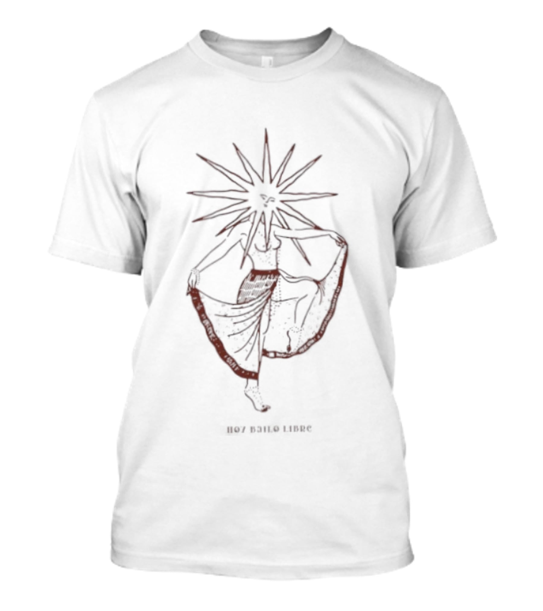 Hoy Bailo Libre Sun Dancer Boho Celestial Radiance T-Shirt