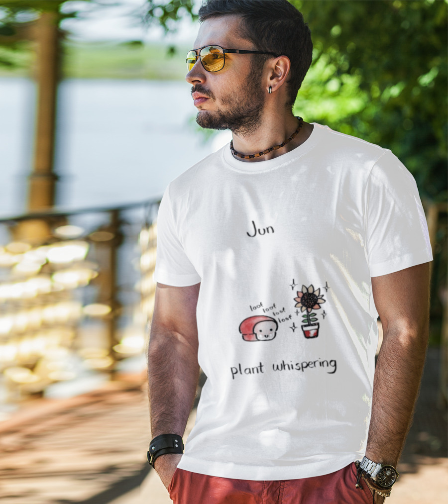 Jun Plant Whispering Bread Sunflower Loof Visual T-Shirt