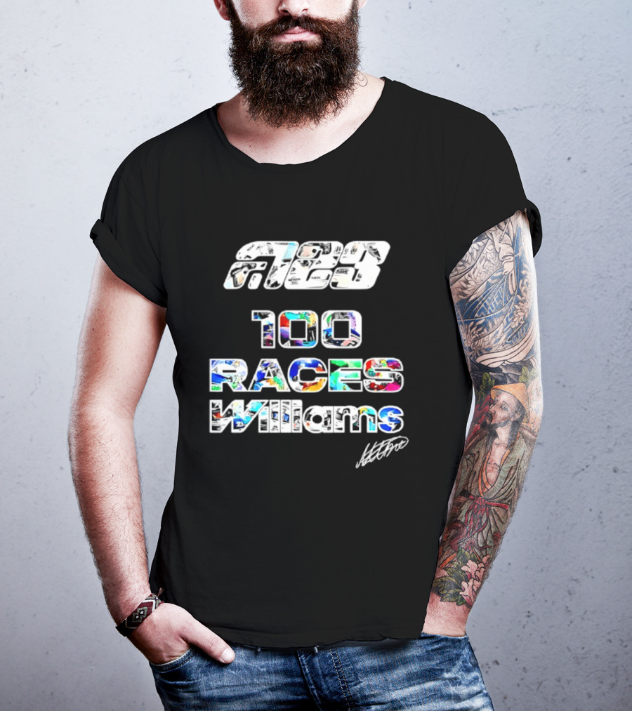 Alex Albon 23 100 Races Williams T-Shirt