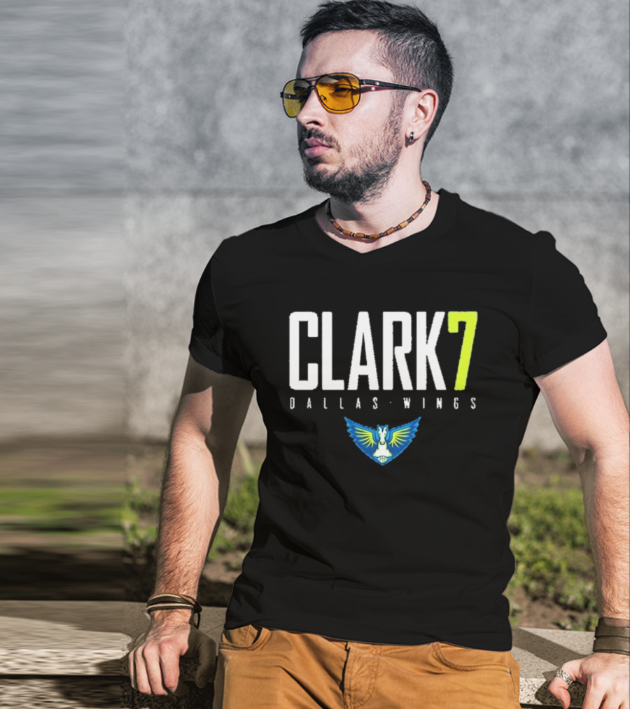 Caitlin Clark 7 Dallas Wings WNBA Basketball T-Shirt