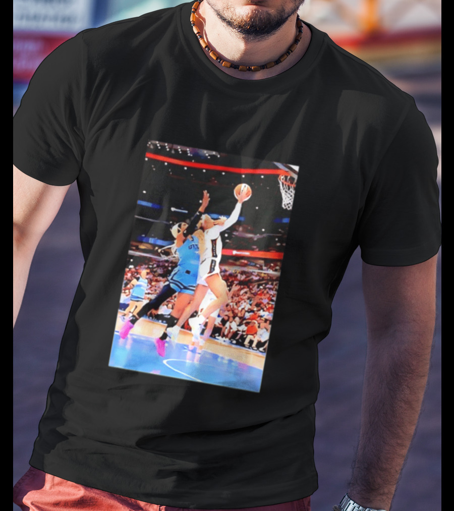 Caitlin Clark Indiana Fever Gameplay Action WNBA Basketball Competition T-Shirt