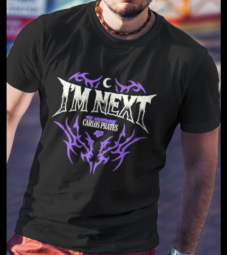 Carlos Prates I'm Next The Nightmare Purple Gothic T-Shirt