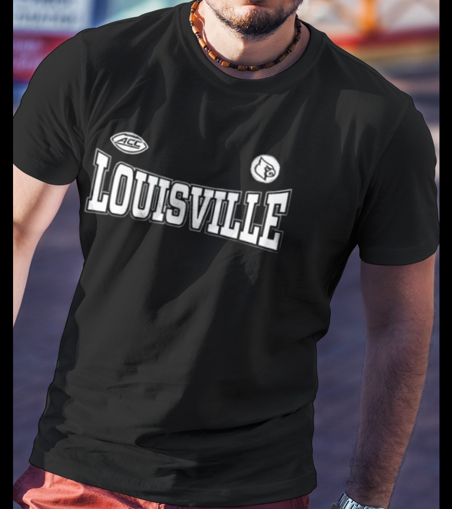 Louisville Cardinals 2026 For The Ville Football Two Sided T-Shirt