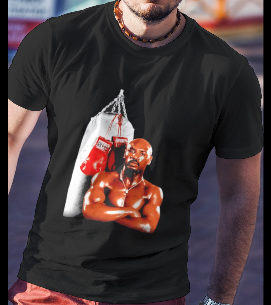 Marvelous Marvin Hagler With Cleto Reyes Boxing Gloves Iconic Champion T-Shirt