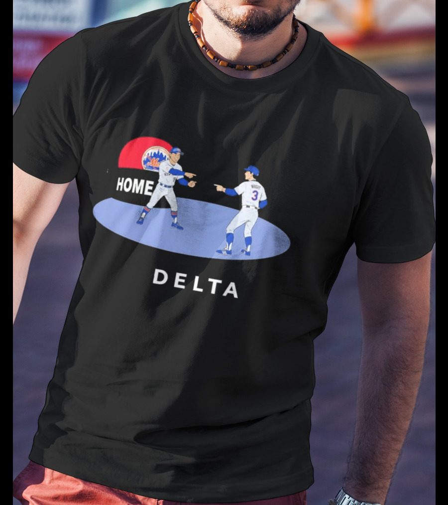 NY Mets Home Delta Carson Benge A.J. Ewing Spider Man Pointing Meme T-Shirt