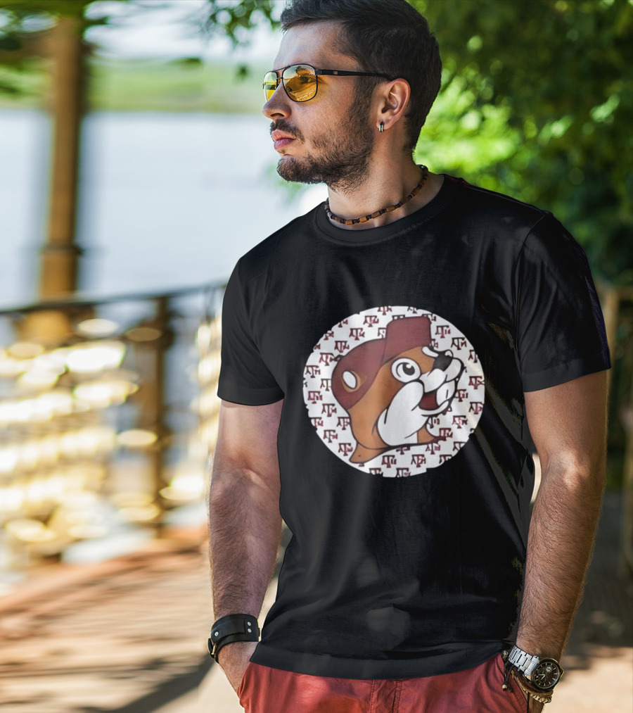 Texas A&M X Buc Ee's Unique TX Football Mashup Two Sided T-Shirt