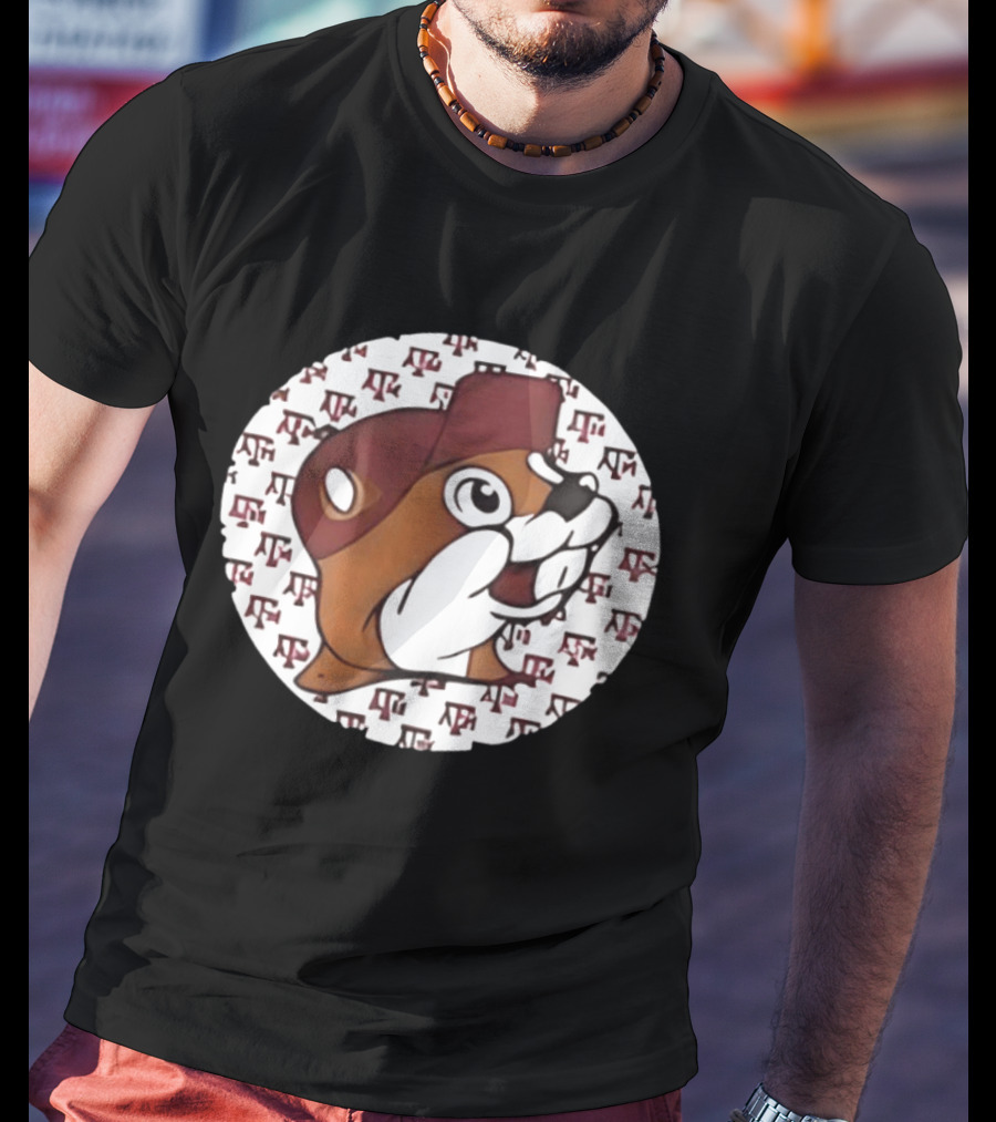 Texas A&M X Buc Ee's Unique TX Football Mashup Two Sided T-Shirt