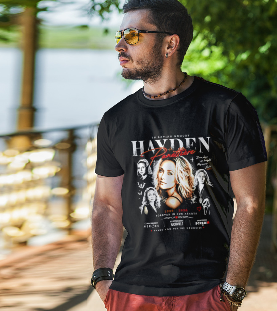 In Loving Memory Hayden 1989 2026 Forever In Our Hearts Heroes Thank You For The Memories T-Shirt