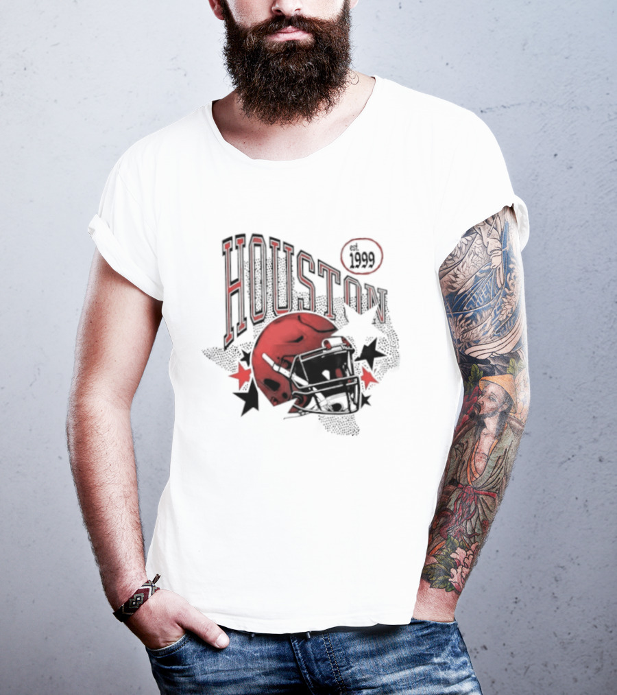 Houston Texans Est 1999 Football Helmet T-Shirt
