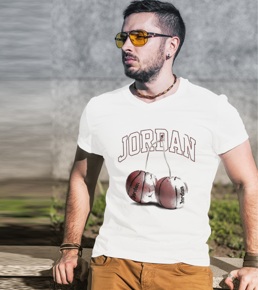 Jordan Cherry Basketball Established 1984 T-Shirt