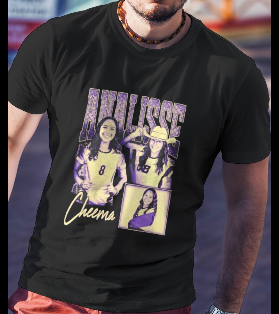 Analisse Cheema Number 8 Jersey Sports Athlete T-Shirt