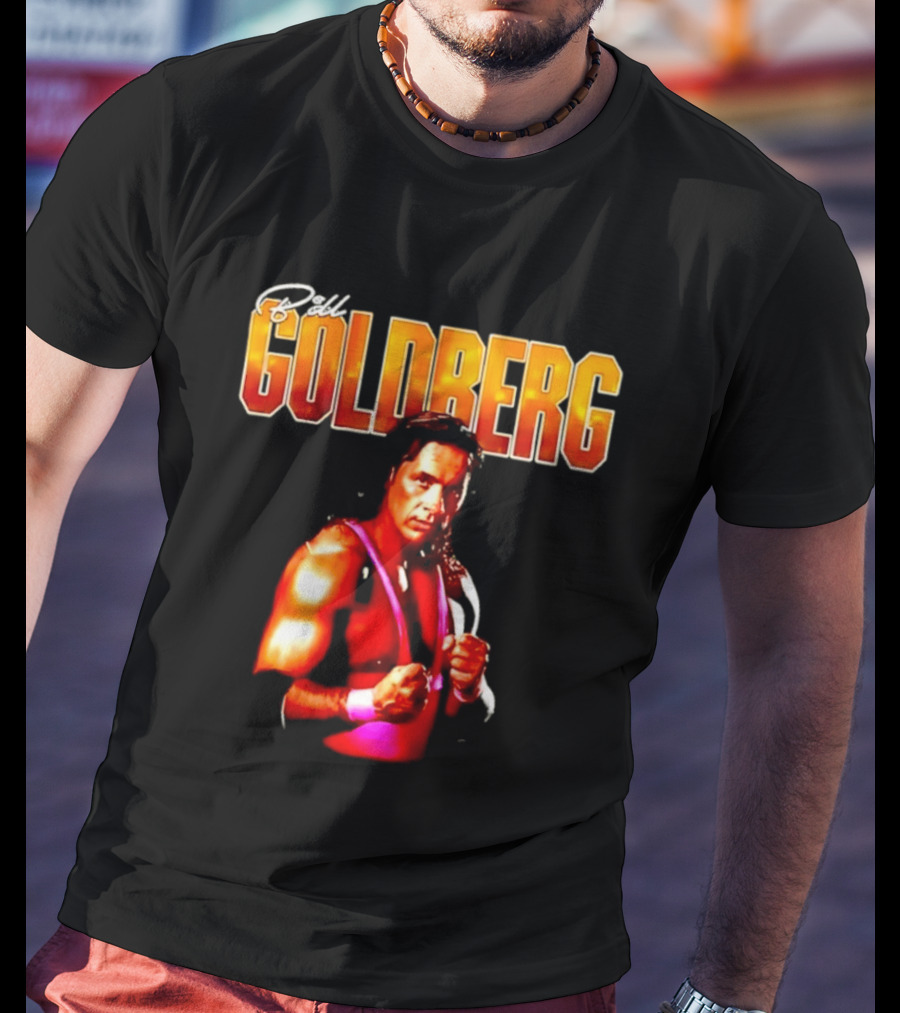 Bill Goldberg Bret Hart Portrait Wrestling Legends T-Shirt