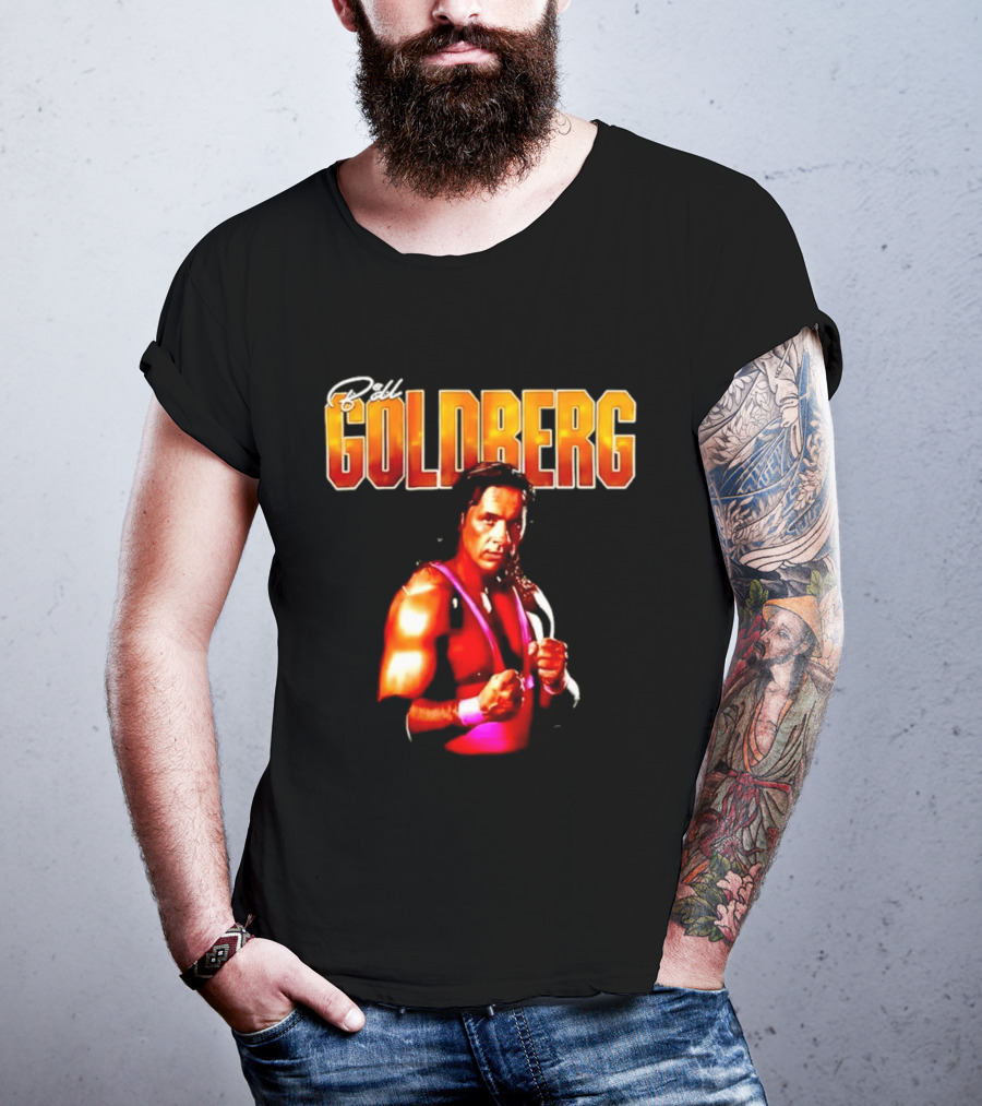 Bill Goldberg Bret Hart Portrait Wrestling Legends T-Shirt