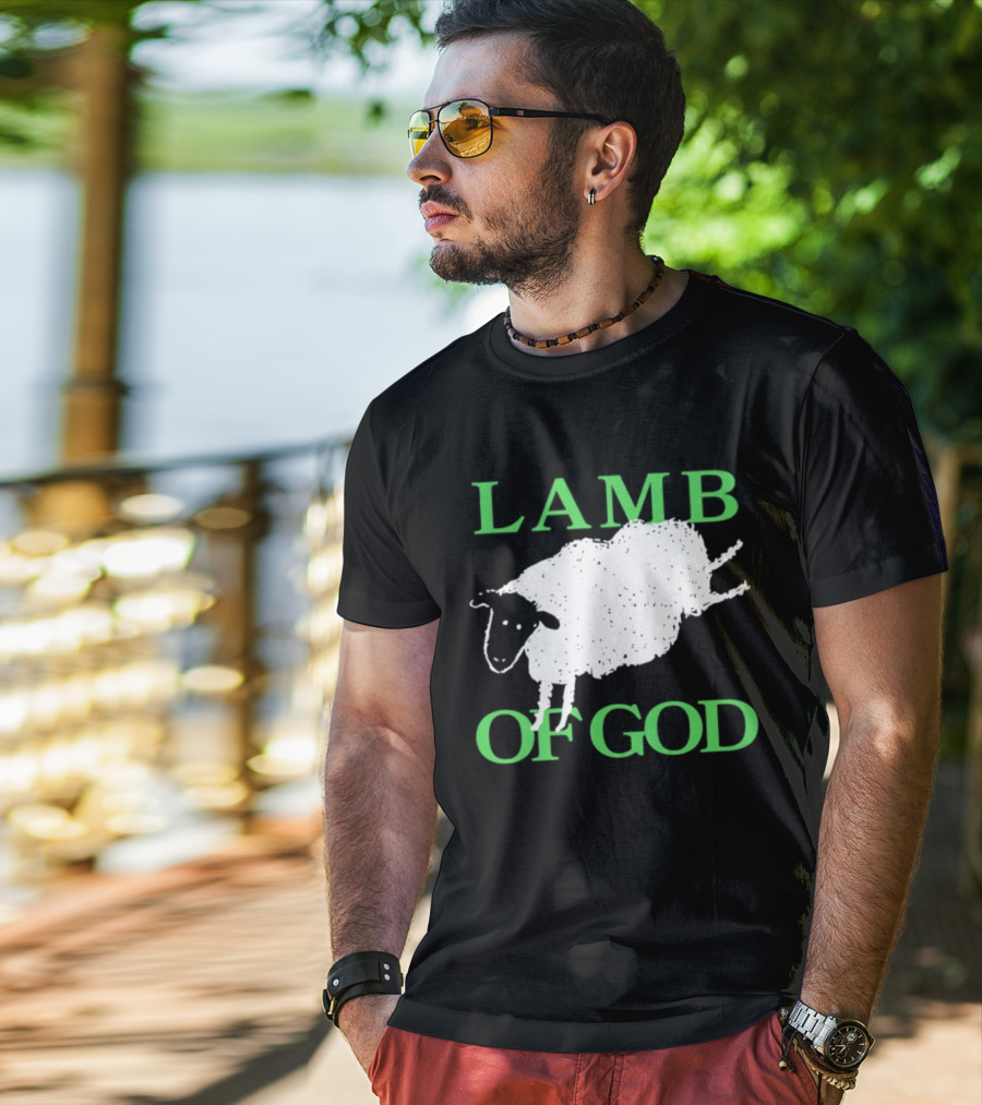 Lamb Of God Heavy Metal Band Metalcore Sheep Image T-Shirt