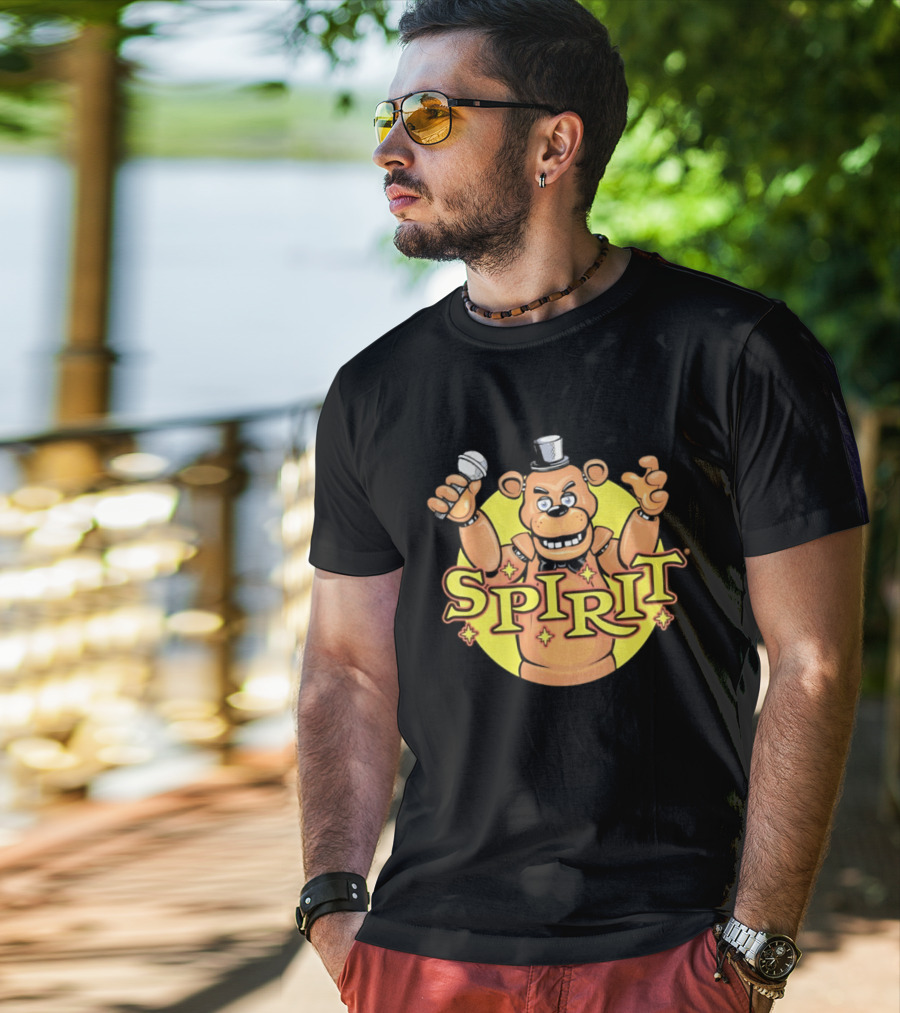 Five Nights At Freddy's Spirit Halloween Freddy Fazbear Animation T-Shirt