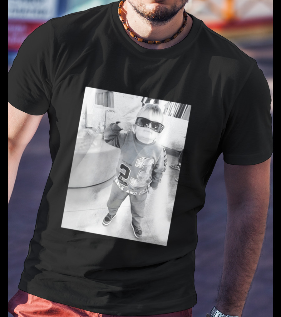 Hasbulla Hasbik Photo 23 Track And Field Black And White T-Shirt