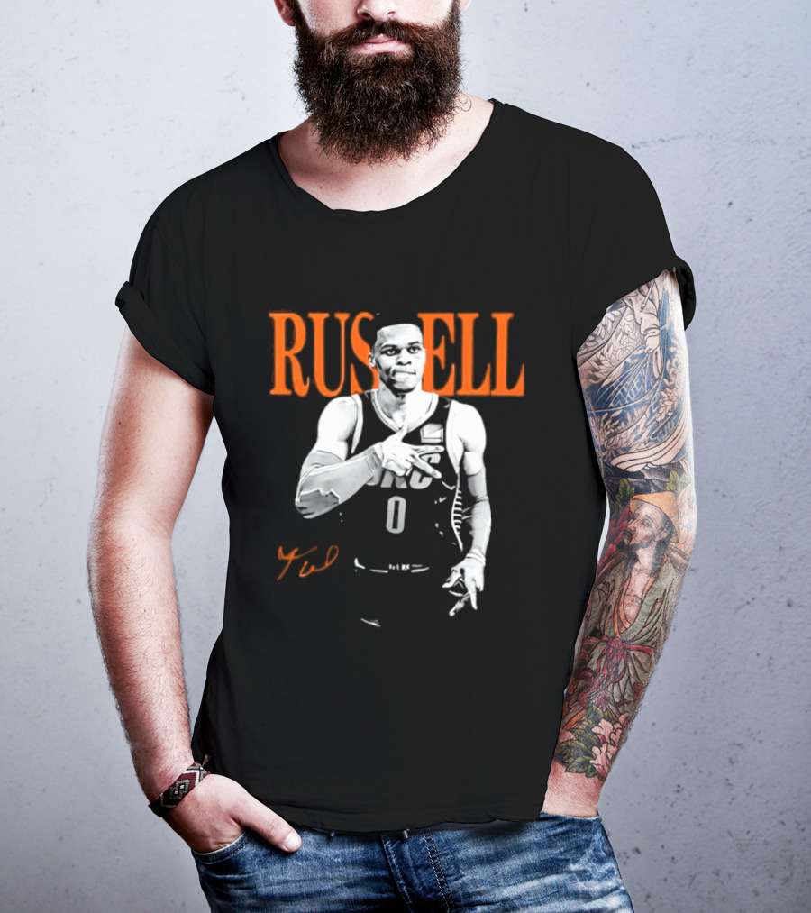 Russell Westbrook Oklahoma City Thunder 0 Basketball Fan T-Shirt