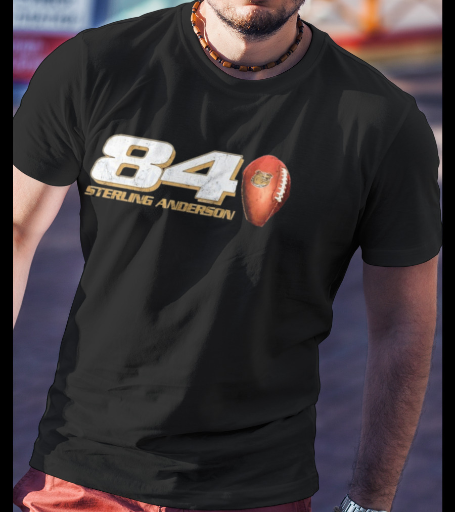 Sterling Anderson 84 Georgia Bulldogs Football T-Shirt