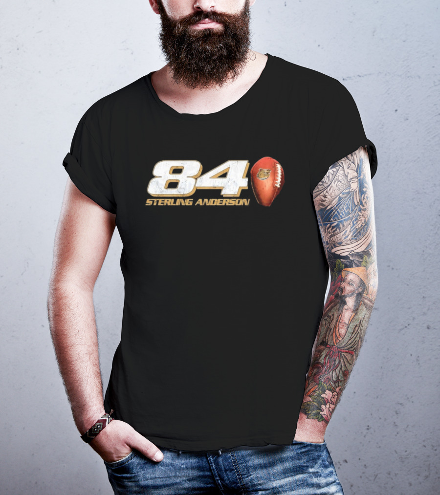 Sterling Anderson 84 Georgia Bulldogs Football T-Shirt